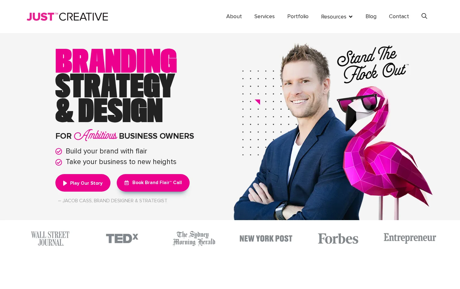 JUST™ Creative 页面快照